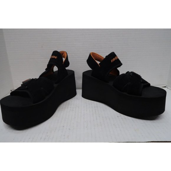 Rocket Dog Shoes Vintage 9s Rocket Dog Velcro Platform Sandals